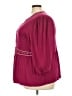 Westbound Burgundy 3/4 Sleeve Blouse Size 3X - photo 5