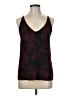 dalia 100% Polyester Burgundy Sleeveless Top Size M - photo 1
