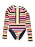 Trina Turk Stripes Pink Wetsuit Size M - photo 1