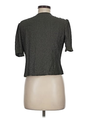 Twelfth Street by Cynthia Vincent Short Sleeve Silk Top (view 2)