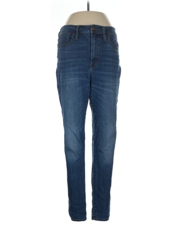 Madewell Tall Curvy High-Rise Skinny Jeans in Danny Wash: TENCEL&trade; Denim Edition (view 1)