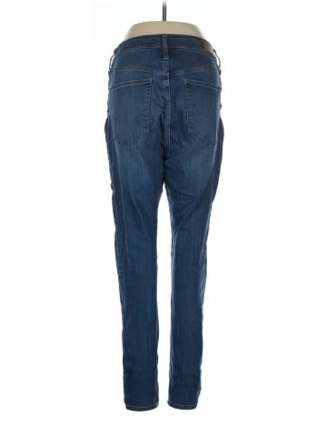 Madewell Tall Curvy High-Rise Skinny Jeans in Danny Wash: TENCEL&trade; Denim Edition (view 2)