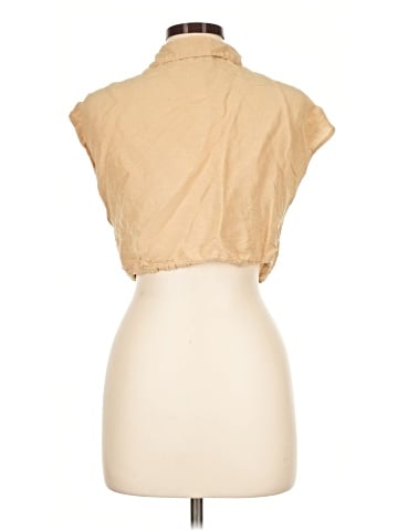Elan Sleeveless Button-Down Shirt (view 2)