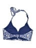 Sunsets Paisley Blue Swimsuit Top Size 6 - photo 2