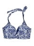 Sunsets Paisley Blue Swimsuit Top Size 6 - photo 1