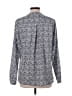Appleseeds Silver Long Sleeve Blouse Size L - photo 2