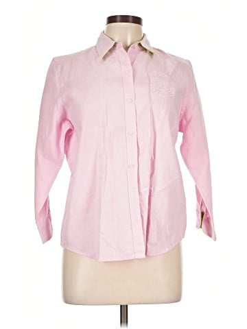 Lauren by Ralph Lauren Long Sleeve Button-Down Shirt (view 1)