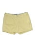 Natural Reflections 100% Cotton Solid Yellow Khaki Shorts Size 12 - photo 1