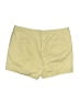 Natural Reflections 100% Cotton Solid Yellow Khaki Shorts Size 12 - photo 2