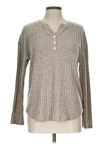 Lillusory Long Sleeve Henley (view 1)