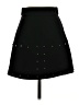 Zara Basic Solid Black Casual Skirt Size XS - photo 1