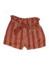 Sky and Sparrow 100% Rayon Stripes Red Shorts Size S - photo 1