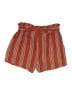Sky and Sparrow 100% Rayon Stripes Red Shorts Size S - photo 2