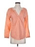 Boden 100% Cotton Orange 3/4 Sleeve Blouse Size 4 - photo 1