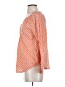 Boden 100% Cotton Orange 3/4 Sleeve Blouse Size 4 - photo 5