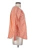 Boden 100% Cotton Orange 3/4 Sleeve Blouse Size 4 - photo 4
