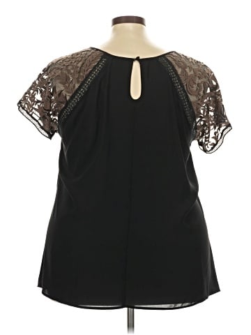 Karen Kane Short Sleeve Blouse (view 2)