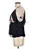 Parker 100% Polyester Black Blue Sleeveless Blouse Size XS - photo 5