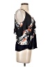 Parker 100% Polyester Black Blue Sleeveless Blouse Size XS - photo 4