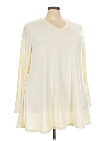 Lane Bryant 3/4 Sleeve T-Shirt (view 1)