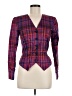 Monsoon 100% Silk Red Silk Blazer Size UK 10 / US 6 - photo 1