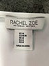 Rachel Zoe 100% Polyester Ivory Short Sleeve Blouse Size M - photo 7