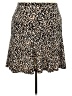Axcess Animal Print Brown Casual Skirt Size S - photo 1