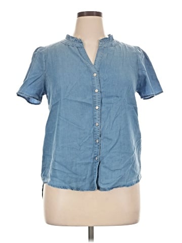 FRYE Short Sleeve Blouse (view 1)