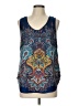 Fun2Fun Blue Sleeveless Blouse Size L - photo 1