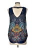 Fun2Fun Blue Sleeveless Blouse Size L - photo 2