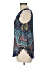 Fun2Fun Blue Sleeveless Blouse Size L - photo 5