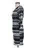 Forever 21 100% Polyester Chevron-herringbone Gray Casual Dress Size S - photo 5