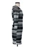 Forever 21 100% Polyester Chevron-herringbone Gray Casual Dress Size S - photo 4