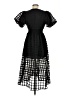 Unbranded 100% Polyester Black Cocktail Dress Size M - photo 2