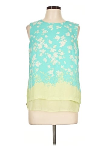 Rose + Olive Sleeveless Blouse (view 1)