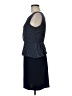 En Focus Studio 100% Polyester Polka Dots Blue Cocktail Dress Size 8 - photo 5