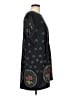 XXI Paisley Black Casual Dress Size L - photo 4