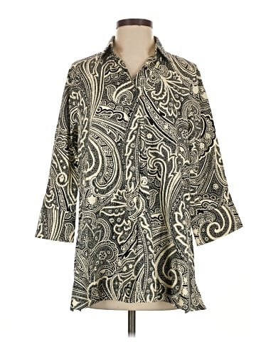 Max Mara 3/4 Sleeve Button-Down Shirt (view 1)