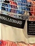 Nina Leonard 100% Polyester Floral Blue Cocktail Dress Size M - photo 7
