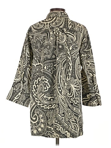 Max Mara 3/4 Sleeve Button-Down Shirt (view 2)