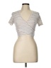 Popular Basics Gray Short Sleeve Top Size L - photo 1