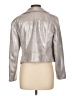 G by Giuliana Rancic Metallic Silver Jacket Size L - photo 2