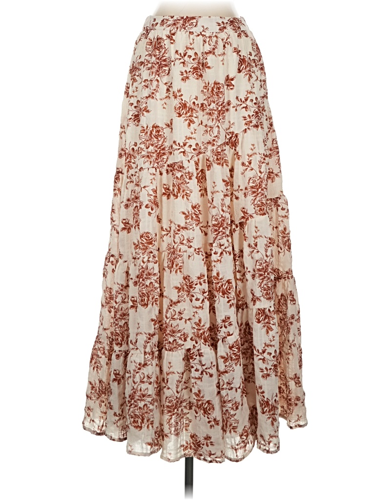 Pre-owned Altar'd State Casual Skirt In Ivory