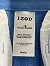 IZOD Chevron-herringbone Blue Shorts Size 16 - photo 3