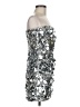 Cotton Candy LA 100% Polyester Silver Cocktail Dress Size M - photo 4