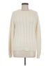 Lands' End 100% Baumwolle Chevron-herringbone Ivory Pullover Sweater Size M - photo 1