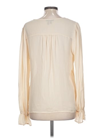 Paige Long Sleeve Silk Top (view 2)