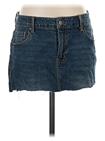 No Boundaries Denim Skirt (view 1)
