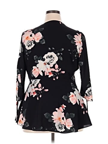 City Chic 3/4 Sleeve Blouse (view 2)