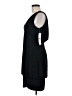 Eliza J Solid Black Cocktail Dress Size 8 - photo 5